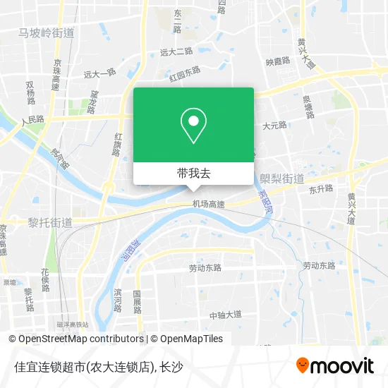 佳宜连锁超市(农大连锁店)地图