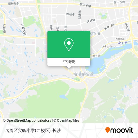 岳麓区实验小学(西校区)地图