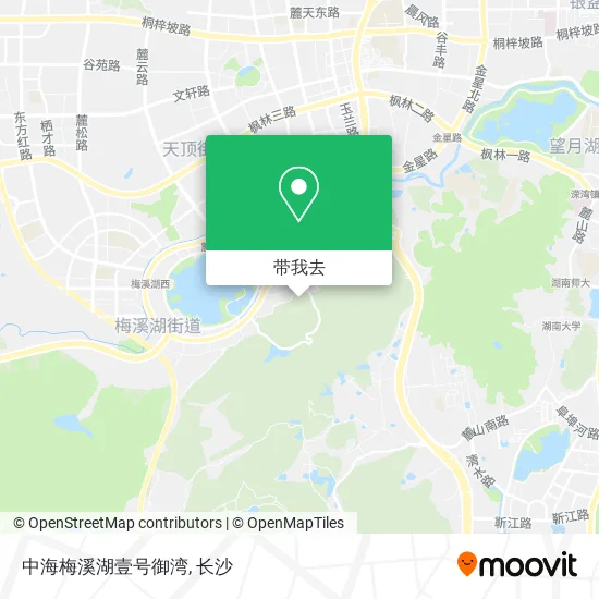 中海梅溪湖壹号御湾地图