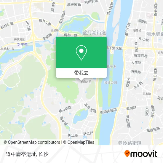 道中庸亭遗址地图