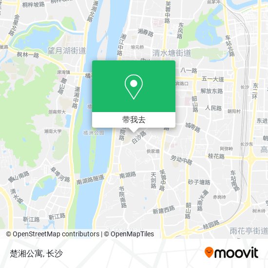 楚湘公寓地图