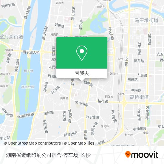 湖南省造纸印刷公司宿舍-停车场地图