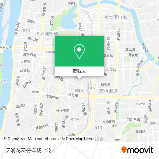 天润花园-停车场地图