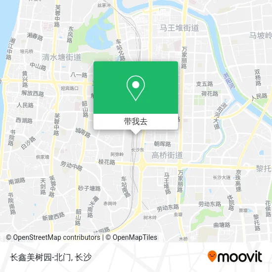 长鑫美树园-北门地图