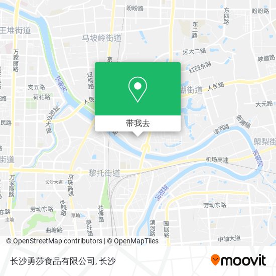 长沙勇莎食品有限公司地图