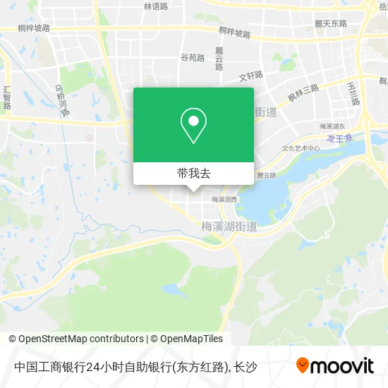 中国工商银行24小时自助银行(东方红路)地图