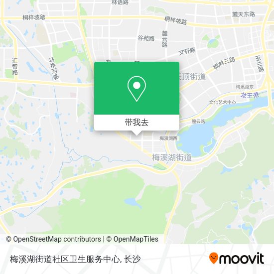 梅溪湖街道社区卫生服务中心地图