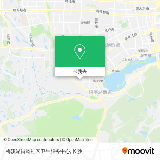 梅溪湖街道社区卫生服务中心地图
