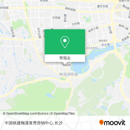 中国铁建梅溪青秀营销中心地图