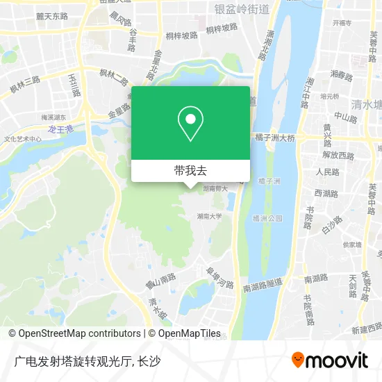 广电发射塔旋转观光厅地图