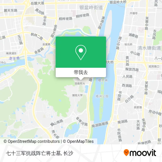 七十三军抗战阵亡将士墓地图