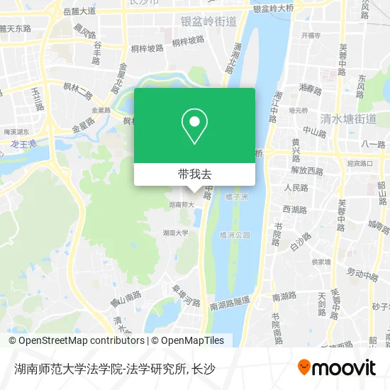 湖南师范大学法学院-法学研究所地图