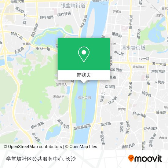 学堂坡社区公共服务中心地图