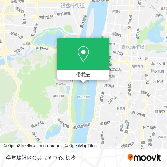 学堂坡社区公共服务中心地图