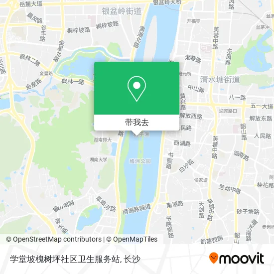学堂坡槐树坪社区卫生服务站地图