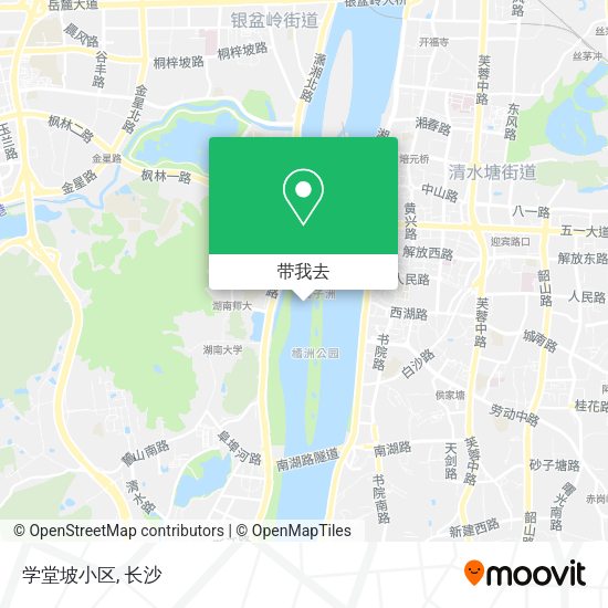 学堂坡小区地图