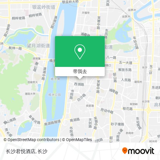 长沙君悦酒店地图