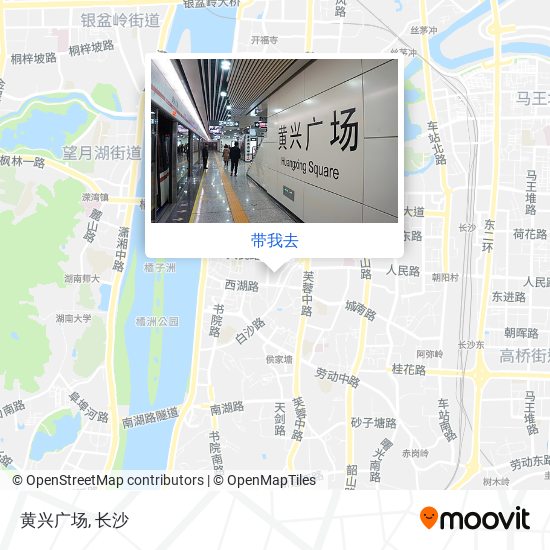 黄兴广场地图