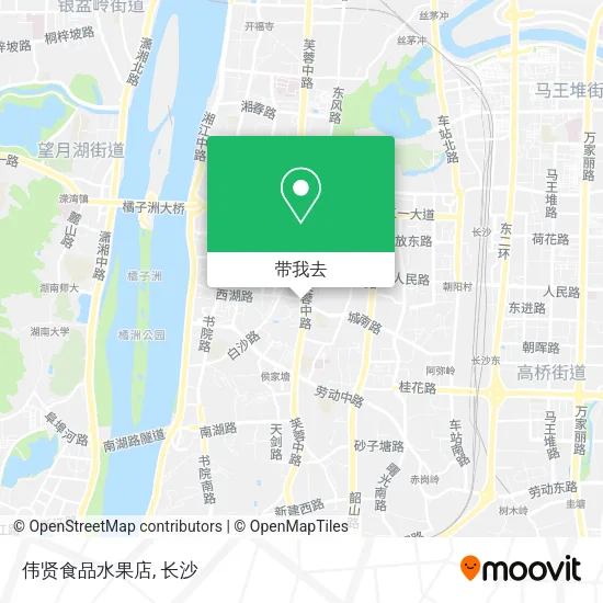 伟贤食品水果店地图