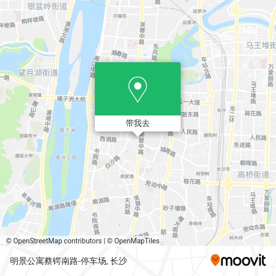 明景公寓蔡锷南路-停车场地图