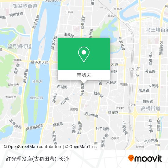 红光理发店(古稻田巷)地图