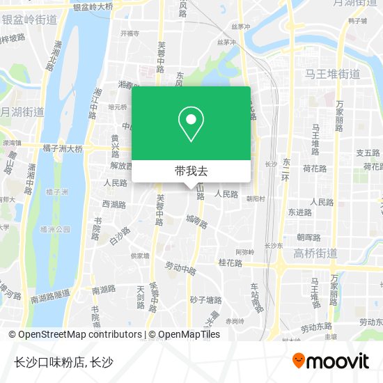长沙口味粉店地图