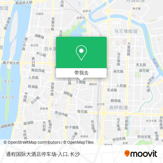 通程国际大酒店停车场-入口地图