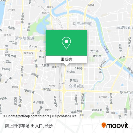 南正街停车场-出入口地图