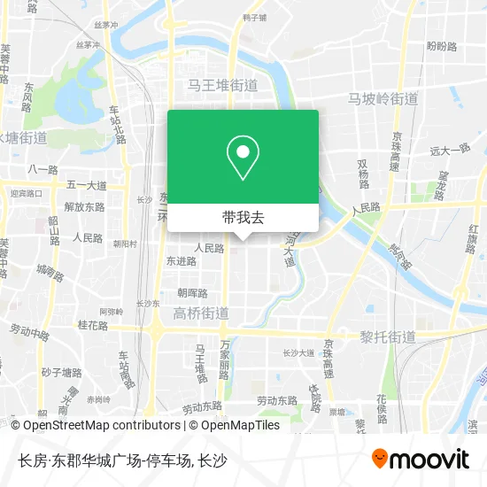 长房·东郡华城广场-停车场地图