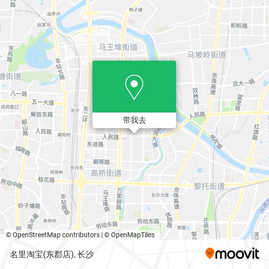 名里淘宝(东郡店)地图