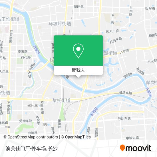 澳美佳门厂-停车场地图