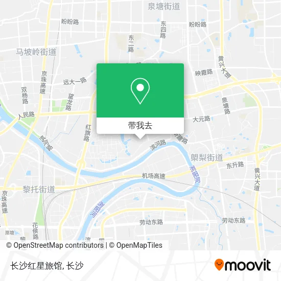 长沙红星旅馆地图