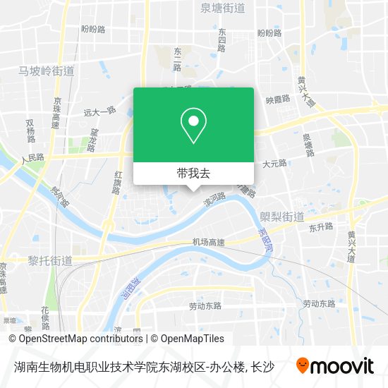 湖南生物机电职业技术学院东湖校区-办公楼地图