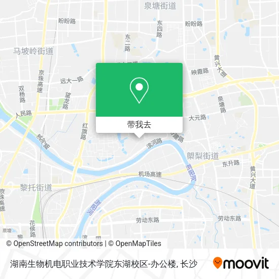 湖南生物机电职业技术学院东湖校区-办公楼地图