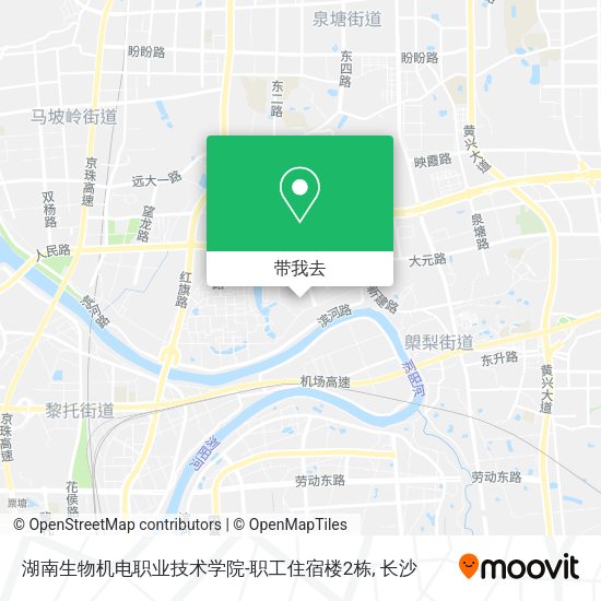 湖南生物机电职业技术学院-职工住宿楼2栋地图