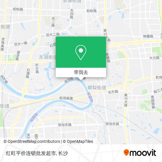 红旺平价连锁批发超市地图