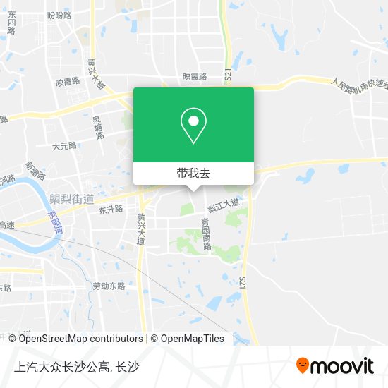 上汽大众长沙公寓地图