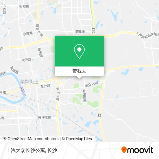 上汽大众长沙公寓地图