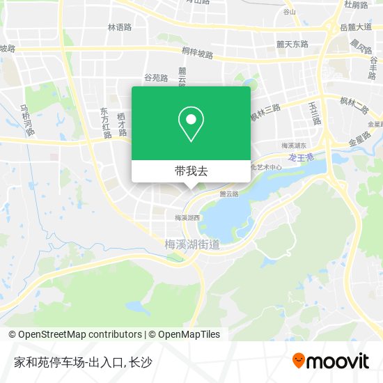 家和苑停车场-出入口地图