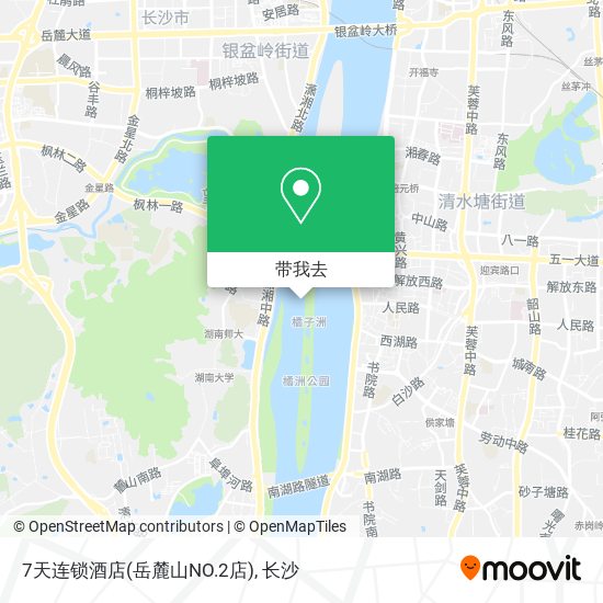 7天连锁酒店(岳麓山NO.2店)地图
