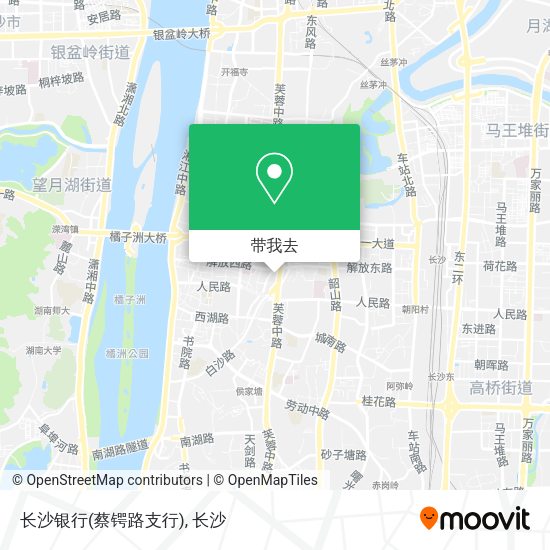 长沙银行(蔡锷路支行)地图
