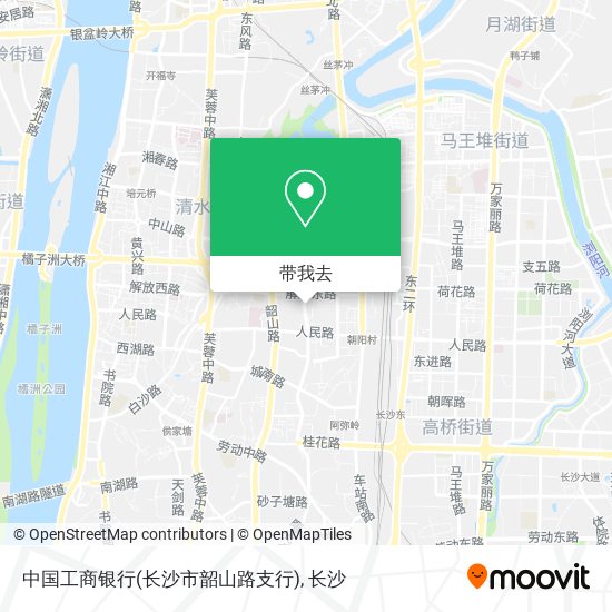 中国工商银行(长沙市韶山路支行)地图