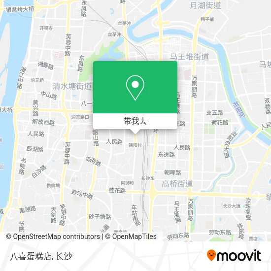 八喜蛋糕店地图