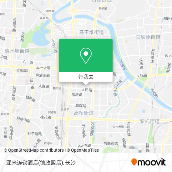 亚米连锁酒店(德政园店)地图