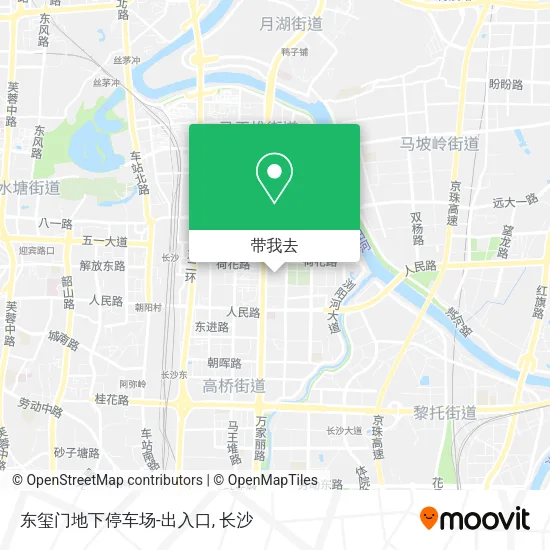 东玺门地下停车场-出入口地图
