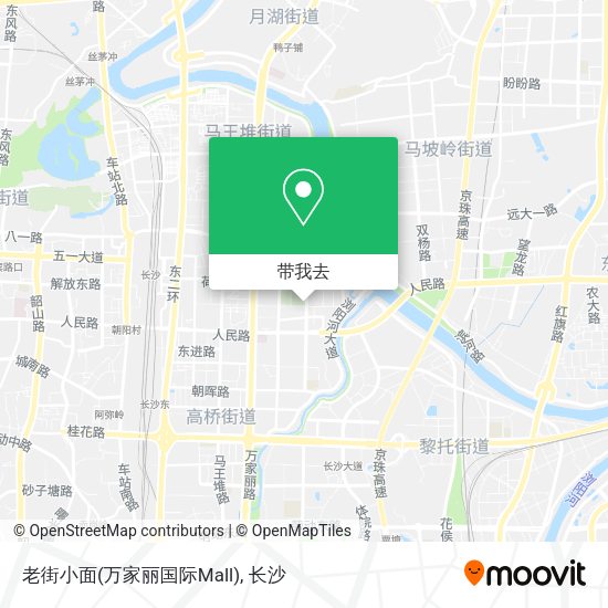 老街小面(万家丽国际Mall)地图