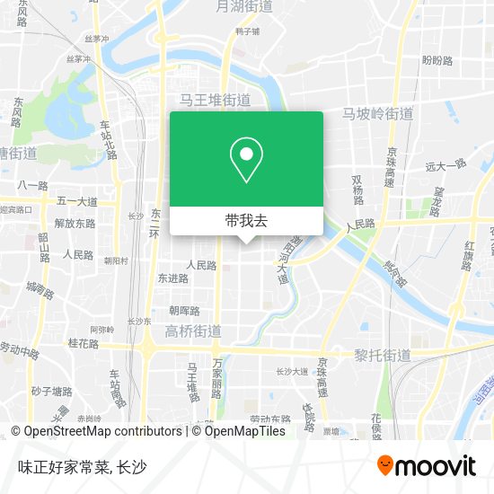 味正好家常菜地图