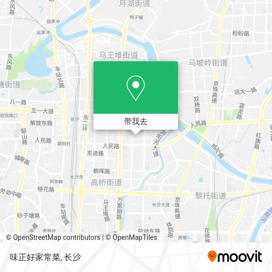 味正好家常菜地图