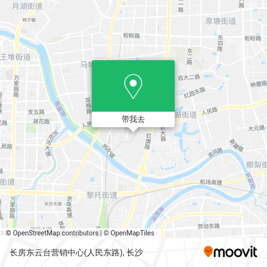 长房东云台营销中心(人民东路)地图