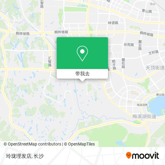 玲珑理发店地图